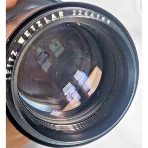 LEICA LEITZ  90mm F2.8 ELMARIT-R 90/2.8 WETZLAR  W/ Original Case